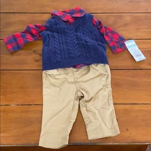 Cat and Jack baby boy sweater outfit
